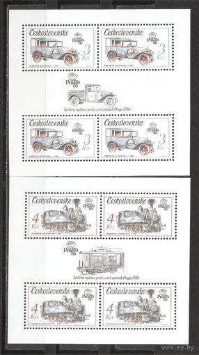 ФФ3 Чехословакия 1987 Авто Паровоз