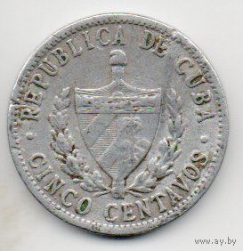 РЕСПУБЛИКА КУБА 5 СЕНТАВО 1963