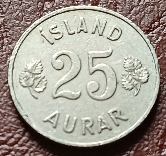Исландия 25 эйре, 1957    ( 2-1-8 )
