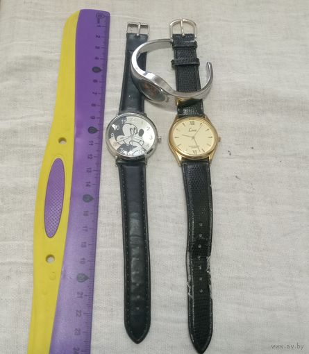 Лот часов 3 шт, все на ходу. Оригинальные детские часы Disney, все привезены из Швеции.