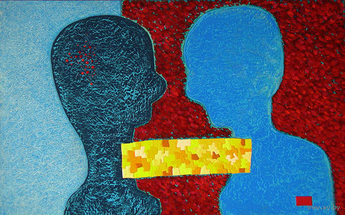 Картина (холст, масло) 25 x 40 см