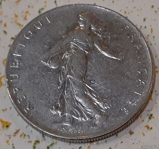 Франция 1 франк, 1976