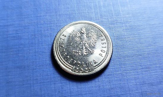 50 грошей 2021. Польша.