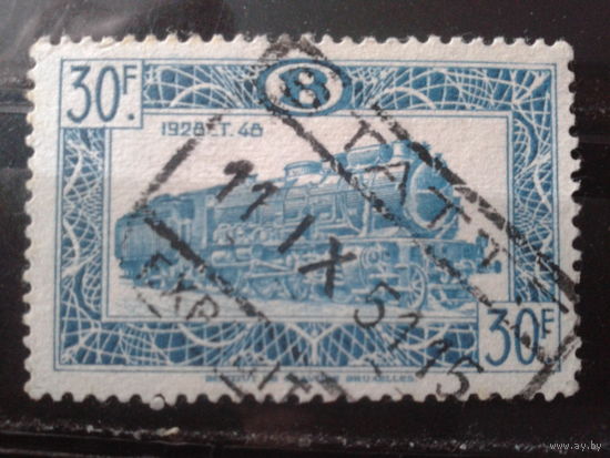 Бельгия 1949 Паровоз 30 франков