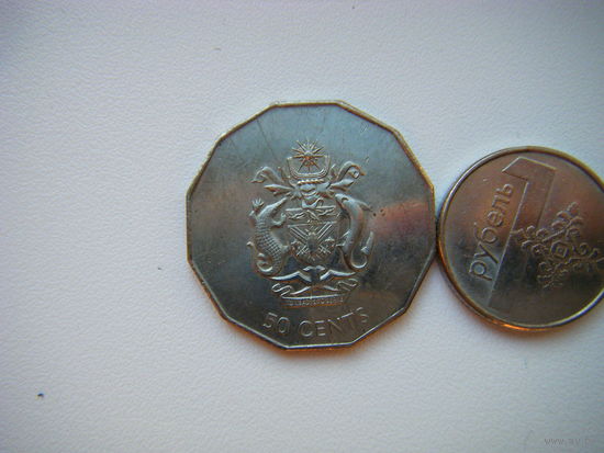Соломоновы острова 50 центов 2005г.