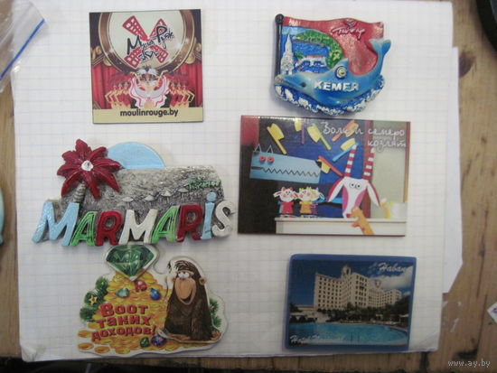 Лот магнитов/2 с рубля!