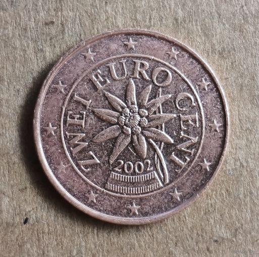 Австрия 2 евроцента, 2002 г., KM# 3083
