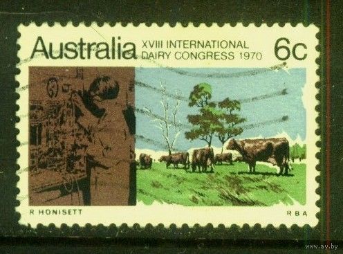 Австралия - 1970 [Mi. 452] Гашеная (AU11)