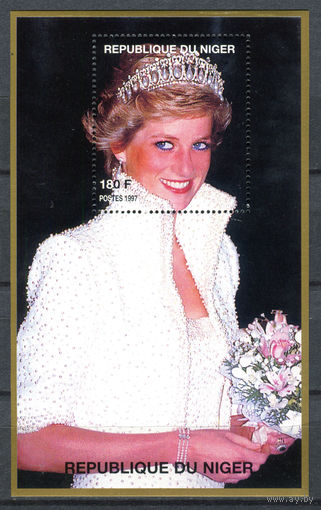 Нигер - 1997г. - принцесса Диана - 1 блок - MNH. Без МЦ!