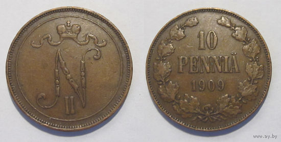 10 пенни 1909