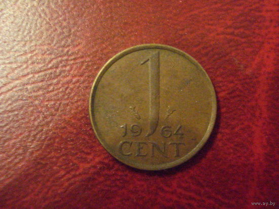 1 цент 1964 год Нидерланды