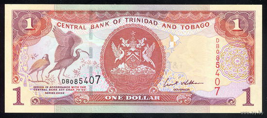TRINIDAD and TOBAGO/Тринидад и Тобаго_1 Dollar_2002_Pick#41_UNC