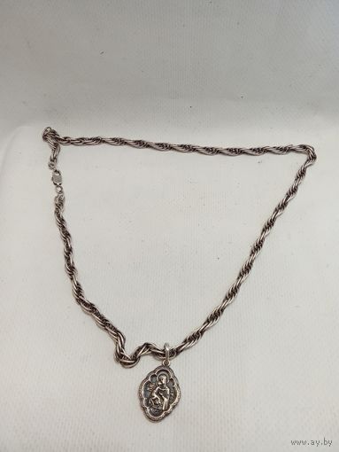 Цепочка серебро 35гр 875 цепь