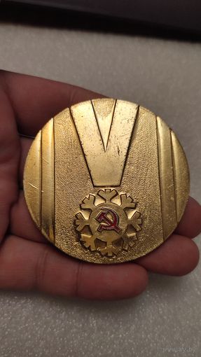 Настольная медаль 5-я Зимняя Спартакиада Народов СССР,200 лотов с 1 рубля!!!