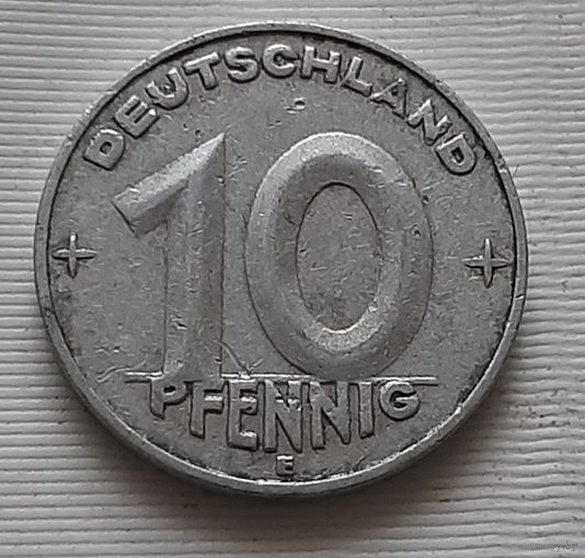 10 пфеннигов 1952 г. Е. ГДР
