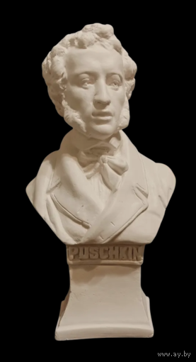 Бюст А.С. Пушкин Гипс