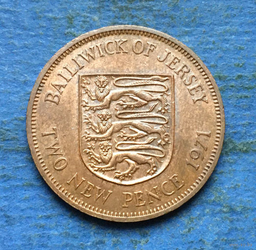 Джерси 2 пенса 1971