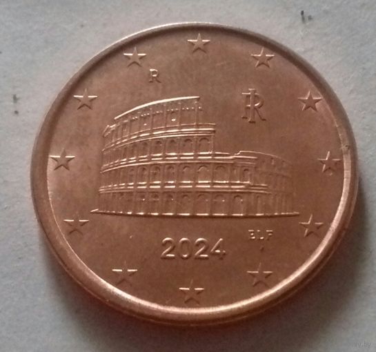 5 евроцентов, Италия 2024 г., AU