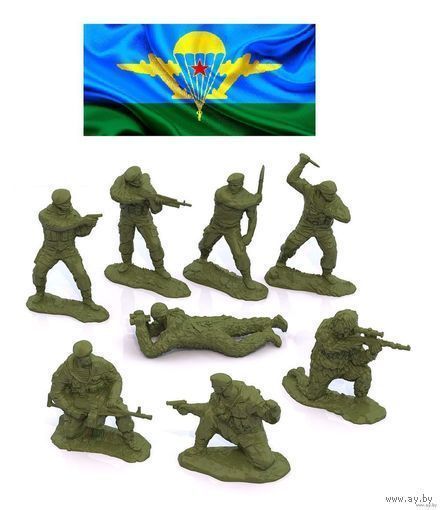 Солдатики десантники (парашютисты). Беларусь ВДВ. Натиск, отвага, победа!