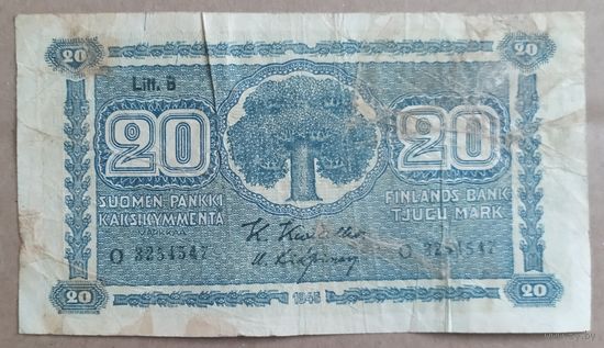 20 марок 1945 года - Финляндия