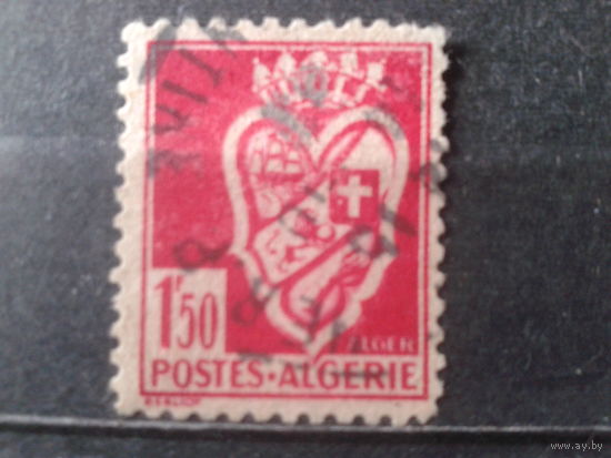 Алжир колония Франции 1942 Стандарт, герб