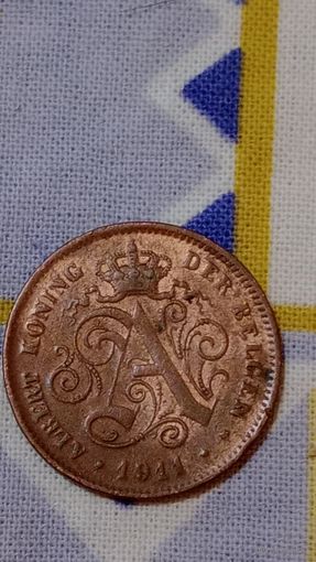 Бельгия 2 сантима 1911 belgen