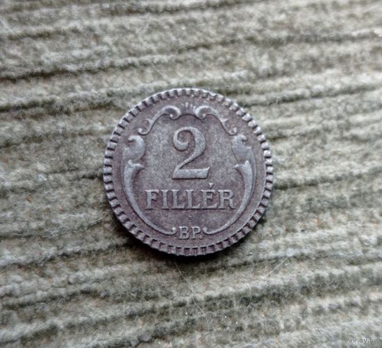 Werty71 Венгрия 2 филлера 1940