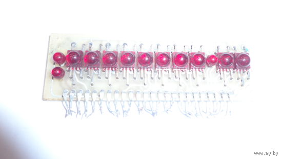 Плата с красными светодиодами от калькулятора(Б3-21?)