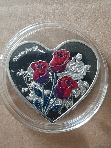 Сувенирная монета  "I love you".