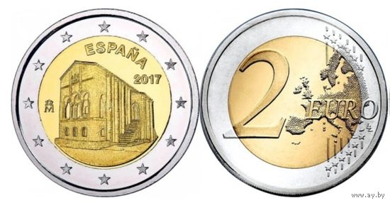 2 евро 2017 Unc
