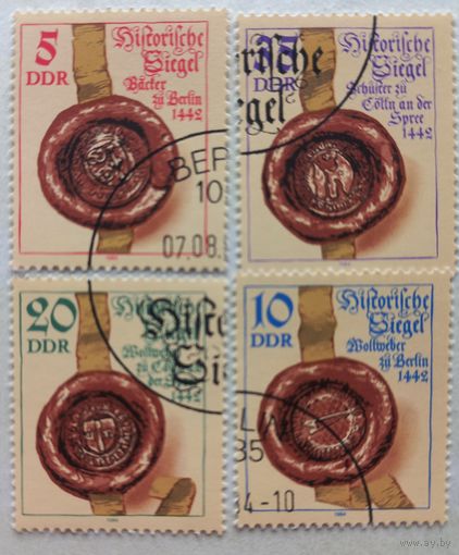 ГДР. 1984г. Печати.