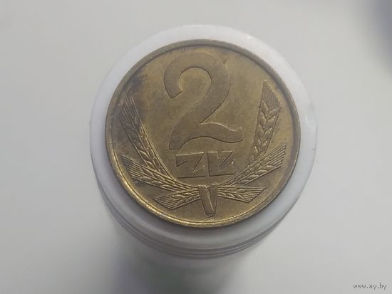 2 злотых Польша 1976 год  лот 42