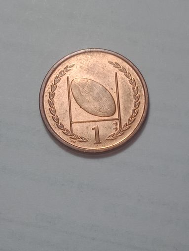 Остров Мэн 1 пенни 1999 года . АА