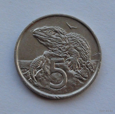 Новая Зеландия 5 центов. 1978 г.