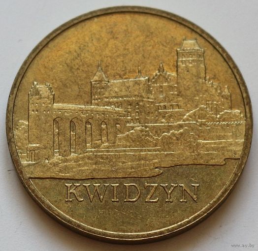 Польша 2 злотых 2007 год "Древние города Польши - Квидзын"