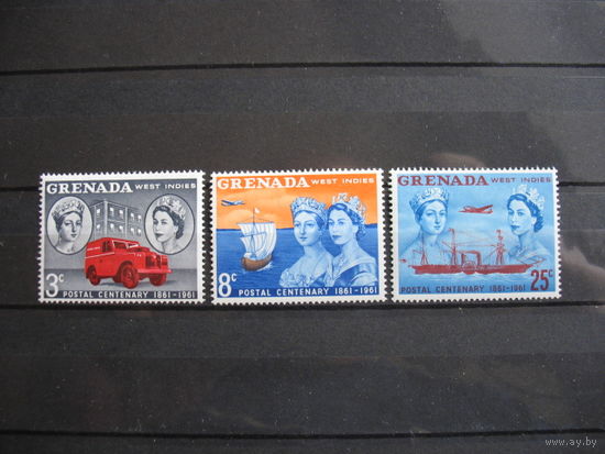Брит. колония Гренада, от Виктории до Елизаветы II. полная серия.  1961 г. см. условие.