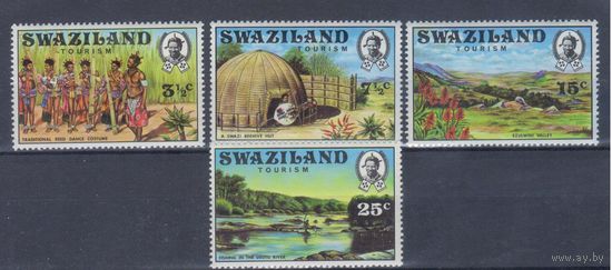 [2352] Свазиленд 1972. Туризм.Культура Африки.Ландшафты. СЕРИЯ MNH