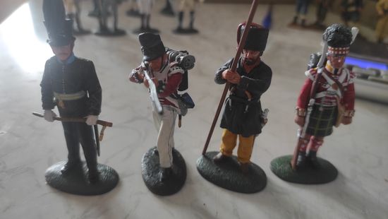 Солдатики. Дель прадо. Олово.