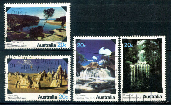 Австралия - 1979г. - национальные парки - 4 марки - гашёные. #3-WB-89-A-2