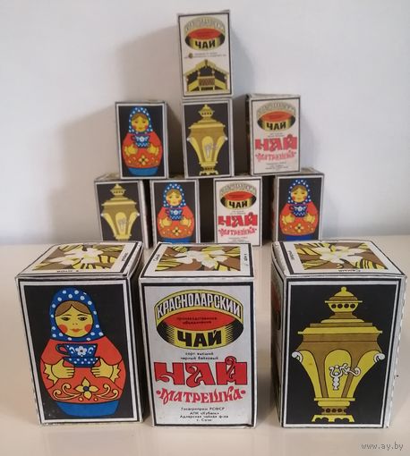 Чай Матрёшка СССР Краснодарский. 3 штуки лотом