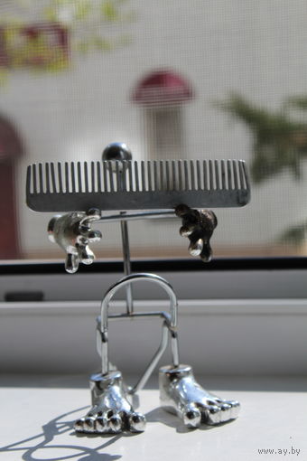 Расческа СССР алюминиевая