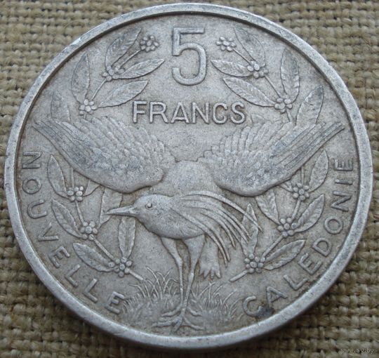 5 франков 1952 Новая Каледония