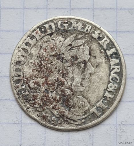 6 грошей 1679 год. Шестак