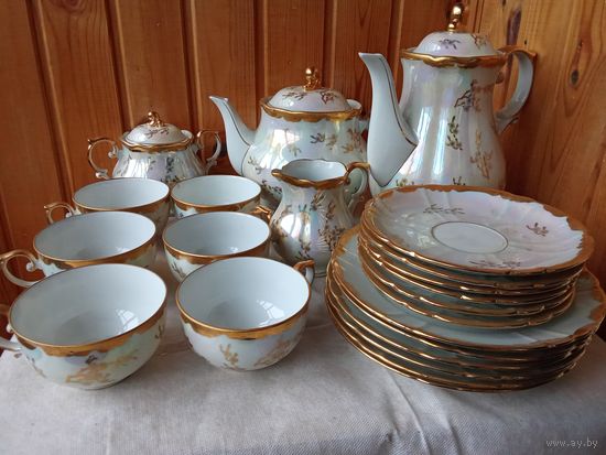 Чайный сервиз Oscar Schlegelmilch,ГДР,середина 20 века.