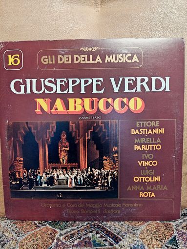 Giuseppe Verdi – Nabucco, LP 1982, Italy, EX+
