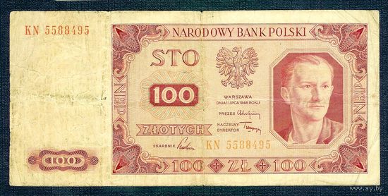 Польша, 100 злотых 1948 год.