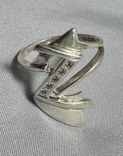Кольцо серебряное 925 пробы. 19