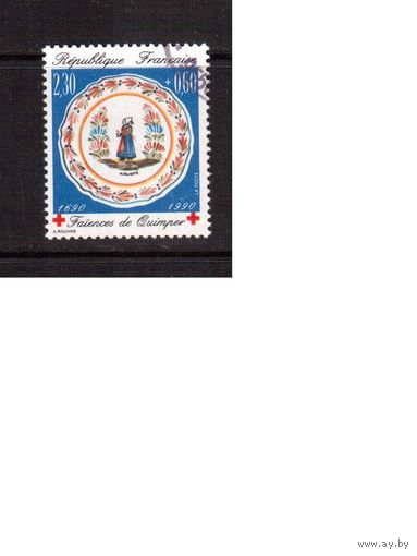 Франция-1990 (Мих.2773) , гаш., Красный Крест