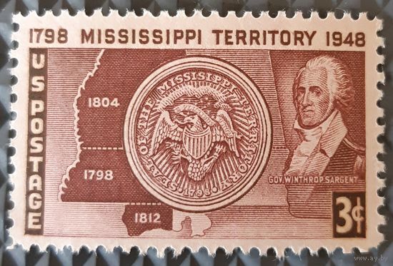1948 150 -летие  образования Территории Миссисипи  США