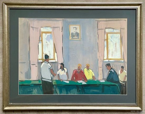 Кубарев В.Г. Засл.худ. р. 78х100 см.